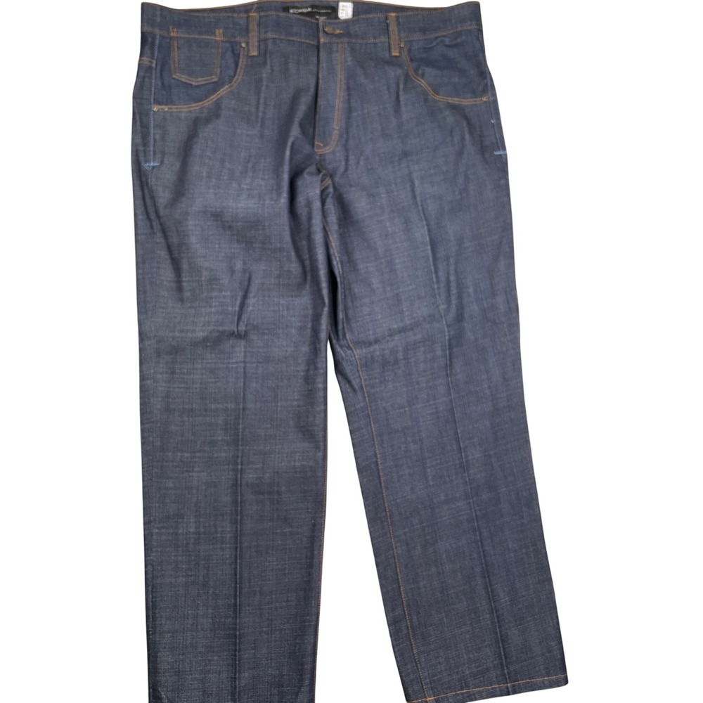 Rocawear Jeans Mens W48 Dark Blue Original Fit Wide Leg Streetwear HIp Hop Denim